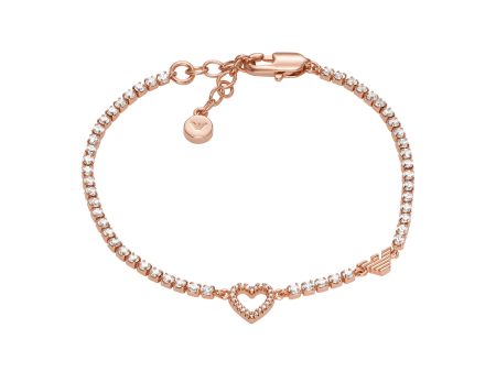 Emporio Armani Rose Gold-Tone Bracelet Online Sale