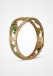 Aerial Bubble, 18K Yellow Gold + Tsavorites Bangle Online Sale