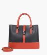 Envy Hold - Black and rust multi-compartment shoulder bag Online Hot Sale