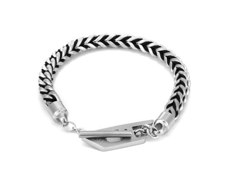 Diesel Chain Bracelet Silver Tone Bracelet DX1540040 For Cheap