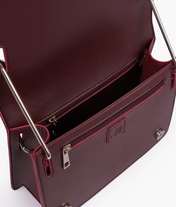 Envy Hold - Burgundy loop strap shoulder bag Online now