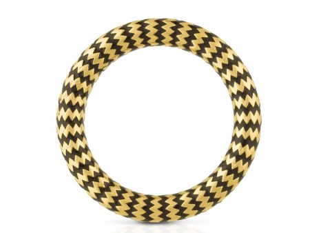 Baoli Flow Black Chevron, 18K Yellow Gold Ring Online