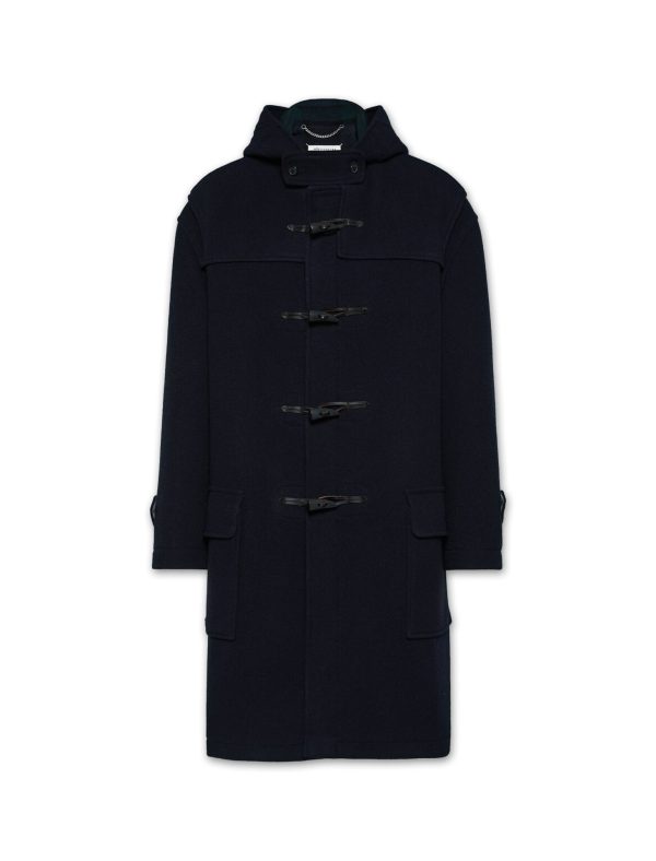 Hooded Wool Coat For Sale