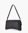 Envy Hold - Black suede buckle envelope bag For Sale