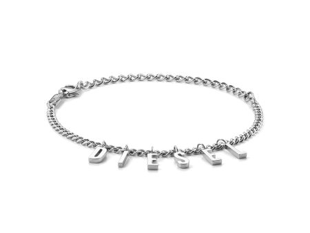 Diesel Stainless Steel Chain Bracelet Anklet DX1493040 Fashion