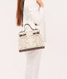 Envy Hold - Black and white crocodile cross-body bag with top-handle Sale