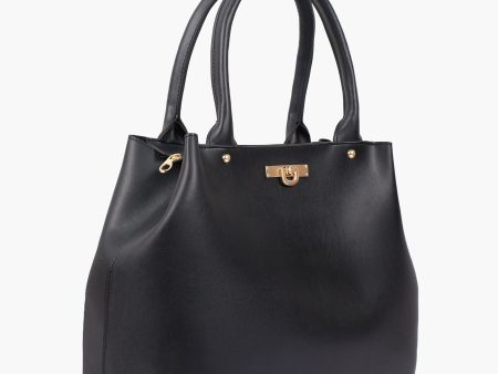 Envy Hold - Black zipper tote bag Online Hot Sale