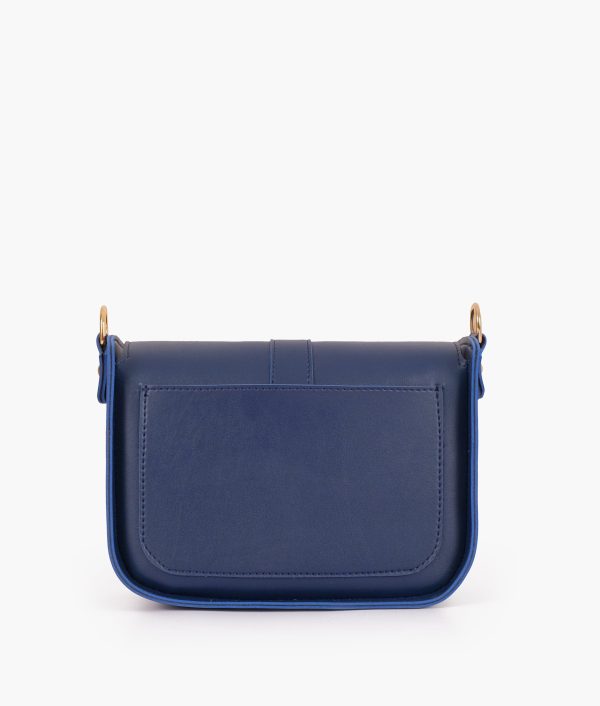 Envy Hold - Blue saddle buckle bag Online