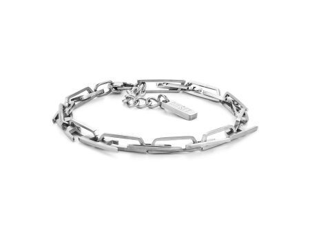 Diesel Chain Bracelet Silver Tone Bracelet DX1536040 Online Sale