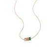 Emporio Armani Rose Gold Tone Pendant Online Sale