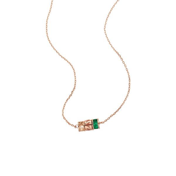 Emporio Armani Rose Gold Tone Pendant Online Sale