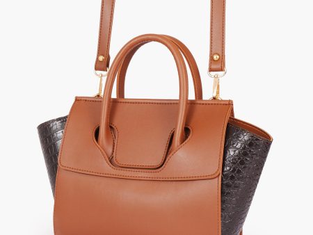 Envy Hold - Brown trapeze handbag For Cheap