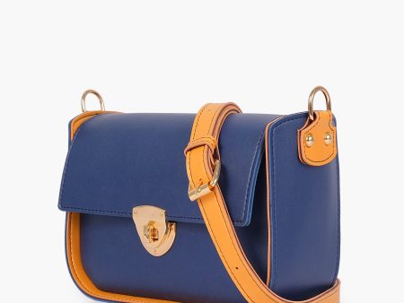 Envy Hold - Blue saddle bag with twist lock Sale