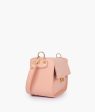 Envy Hold - Peach saddle bag with twist lock Online Sale