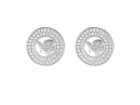 Emporio Armani Key Basics Silver Tone Earring Discount