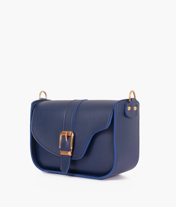 Envy Hold - Blue saddle buckle bag Online