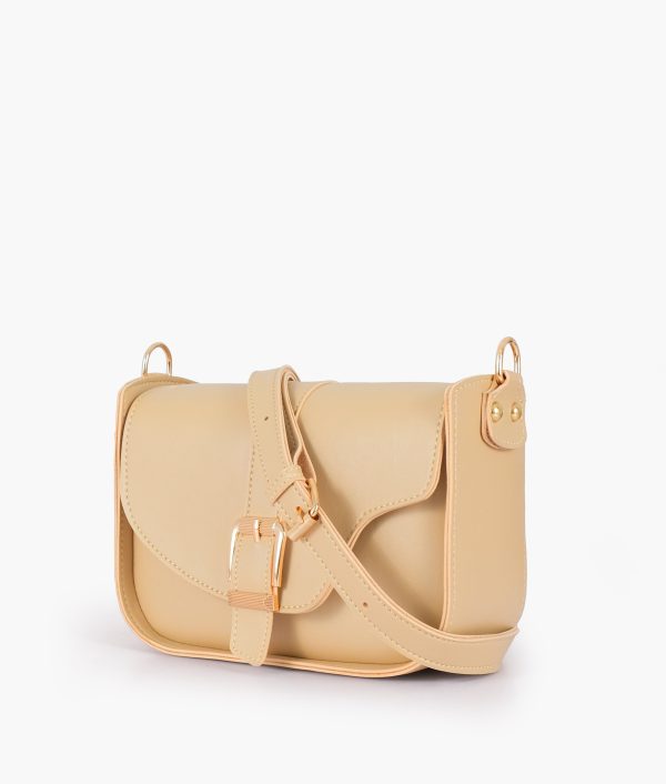 Envy Hold - Off-white saddle buckle bag For Cheap