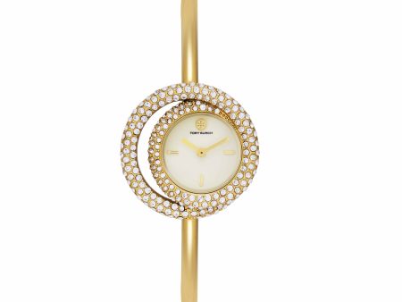 Tory Burch The Miller Gold Tone Analogue Watch TBW7026 Sale