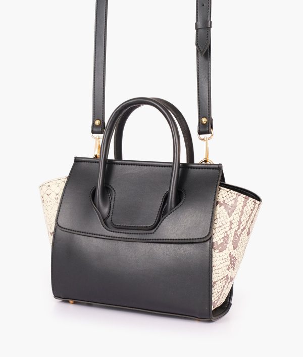 Envy Hold - Black trapeze handbag Online Sale