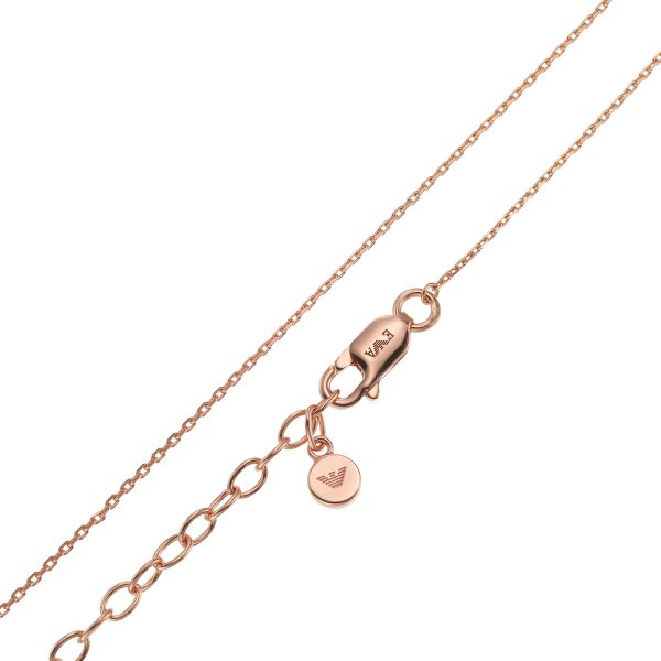 Emporio Armani Rose Gold Tone Pendant Online Sale