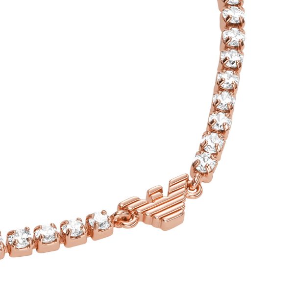 Emporio Armani Rose Gold-Tone Bracelet Online Sale