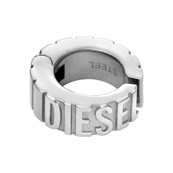 Diesel Font Silver Tone Earring DX1555040 For Cheap