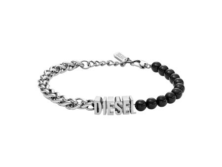 Diesel Font Silver Tone Bracelet DX1541040 Supply