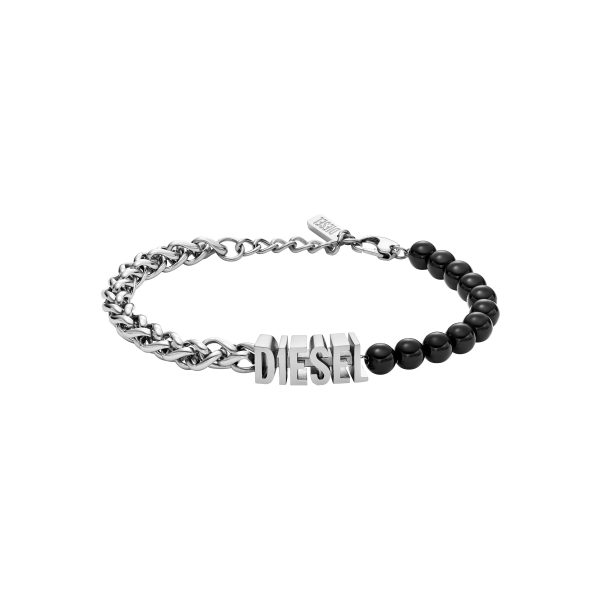 Diesel Font Silver Tone Bracelet DX1541040 Supply