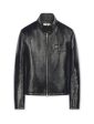 Zipped Vinyl Biker Jacket on Sale