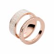 Emporio Armani Rose Gold-Tone Ring EGS2830221 Supply