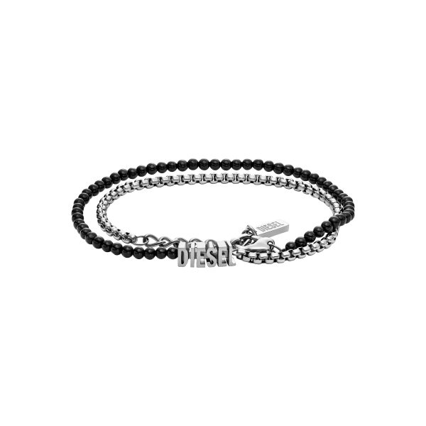 Diesel Font Silver Tone Bracelet DX1542040 Fashion