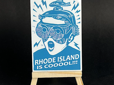 Rhode Island is COOOOL - sticker Online now