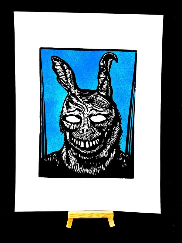 Frank from Donnie Darko - Screen Print on Sale