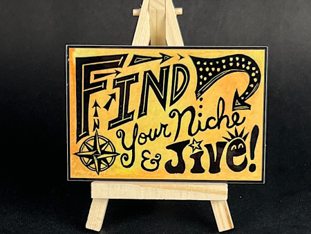 Find Your Niche and Jive - sticker Online now