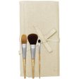 Makeup Brush Kit (Roll-up Bag and 5 Brushes) Online