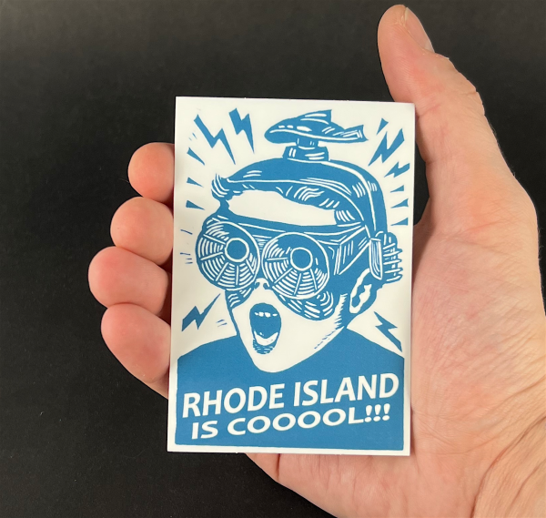 Rhode Island is COOOOL - sticker Online now