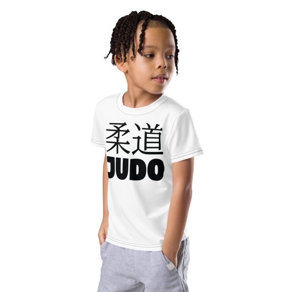 Active and Stylish: Boy s Short Sleeve Classic Judo Rash Guard - Snow on Sale