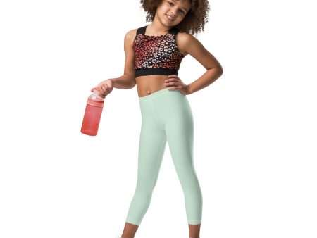 Active Adventures: Solid Color Leggings for Young Girls - Surf Crest Discount