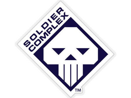 Soldier Complex Logo - Transparent Kiss-Cut Stickers Discount