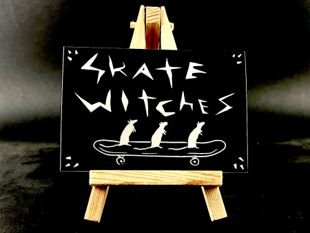 Skate Witches - sticker For Sale