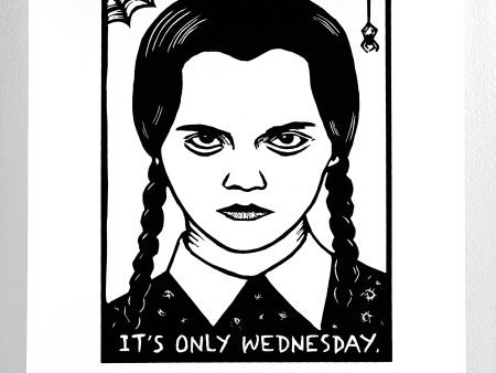 Wednesday Addams - Christina Ricci - Screen Print Online Sale