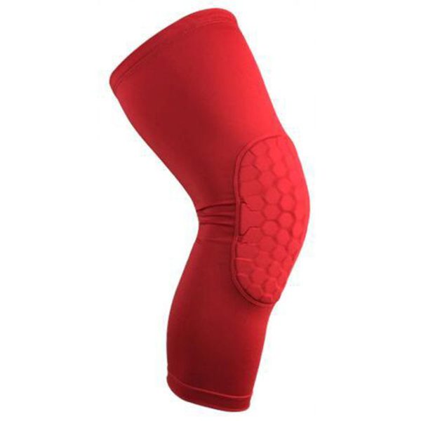 1Pc Honeycomb Long Sleeve Knee Pad - Superior Calf Support for Sports and Workouts Online now