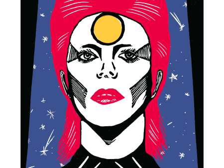 STARMAN   Ziggy Stardust   David Bowie (8.5 x 11 ) color print For Cheap