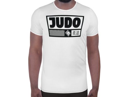 Men s Short Sleeve Judo Rash Guard - Built for Comfort and Durability - Snow Cheap