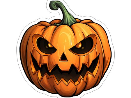 Scary Halloween Jack O Lantern Stickers - Perfect for Haunted Fun Online Hot Sale