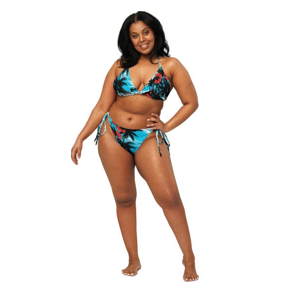 Beachside Beauty: Women s Sunset Waves 001 String Bikini on Sale