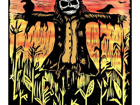 Scarecrow   Halloween (8.5 x 11 ) color print Online now