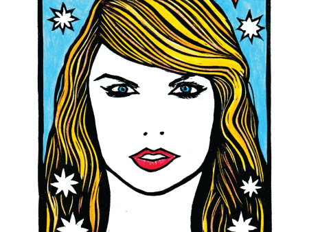 Taylor Swift - The Star - Tarot (8.5 x 11 ) color print Sale