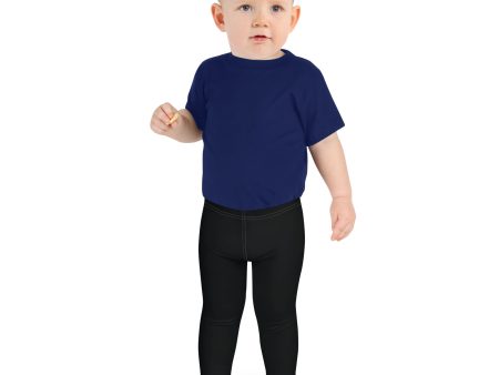 Bold Moves: Boys  Solid Color Athletic Leggings - Noir on Sale