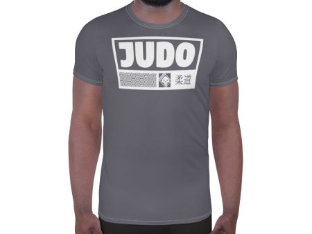 Premium Men s Judo Rash Guard - Short Sleeve Built for Performance - Charcoal Cheap